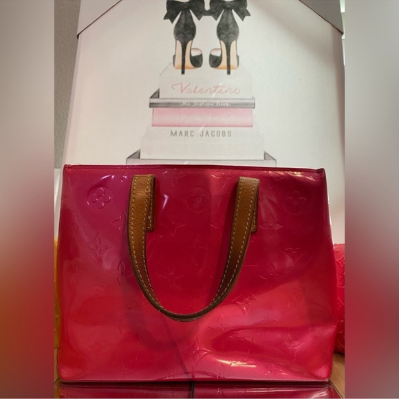 Louis Vuitton VERNIS Rose Pink READE PM Tote Pre-Loved - Picture 1 of 16